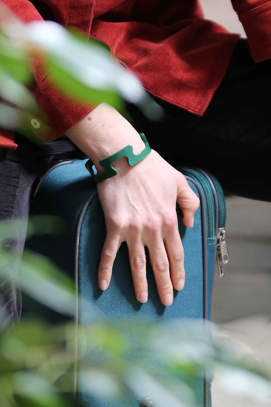 Bracelet vert forêt