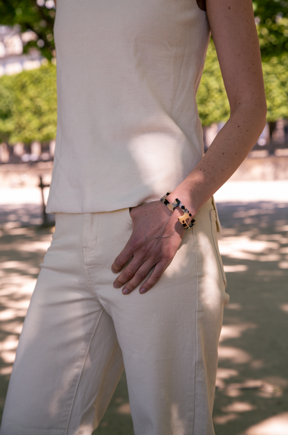 Bracelet écaille Tokyo blanche