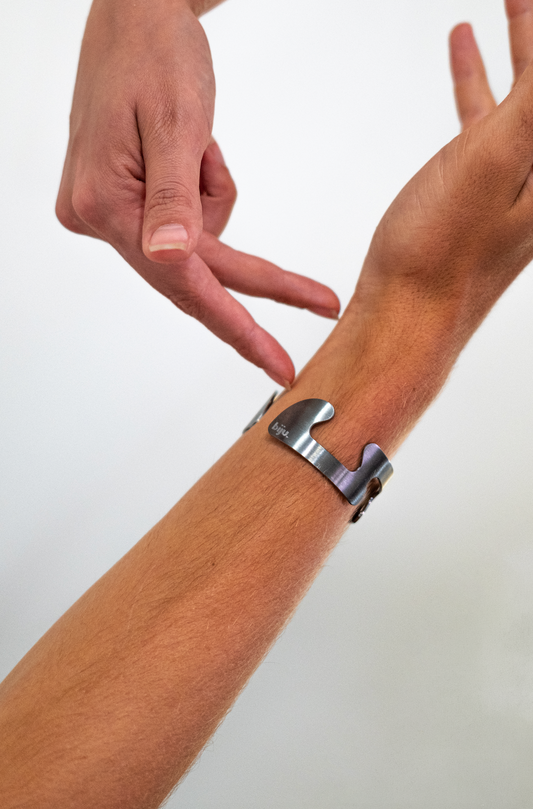 Bracelet acier brossé