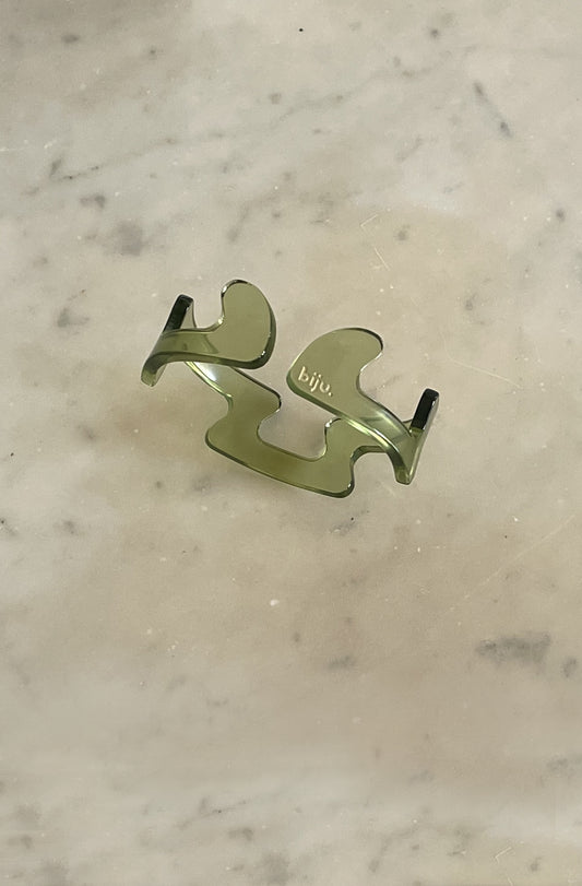 Bracelet vert bouteille